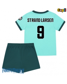 Wolves Jorgen Strand Larsen #9 Echipament de Fotbal Replică 2025-26 Copii Deplasare (+ Șorturi)